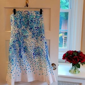 Lilly Pulitzer strapless dress NEW size 10